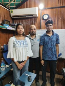 Photo with Raj Laxmi and Pranav Raj